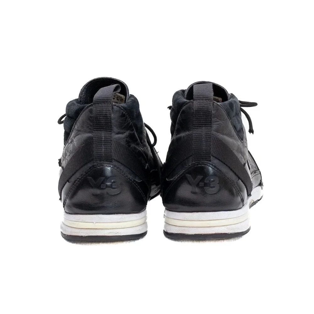Y-3 Yohji Yamamoto x Adidas Men's Black Lark‎ Sneakers Size 10.5 US